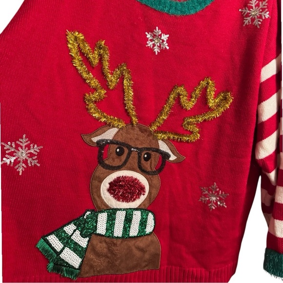 United States Sweaters Women’s Ugly Christmas Sweater 2X - Picture 5 of 9